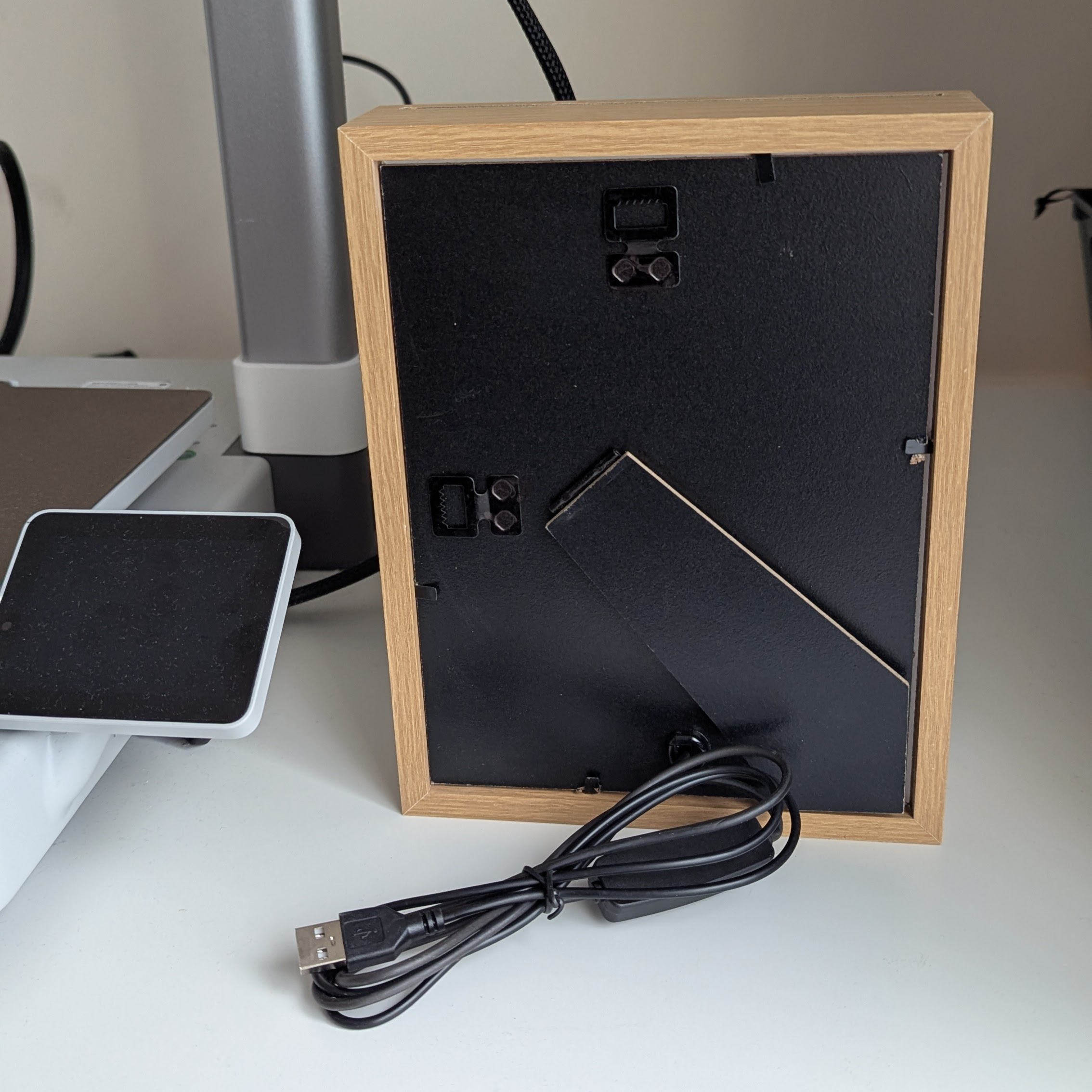 Lithophane frame back